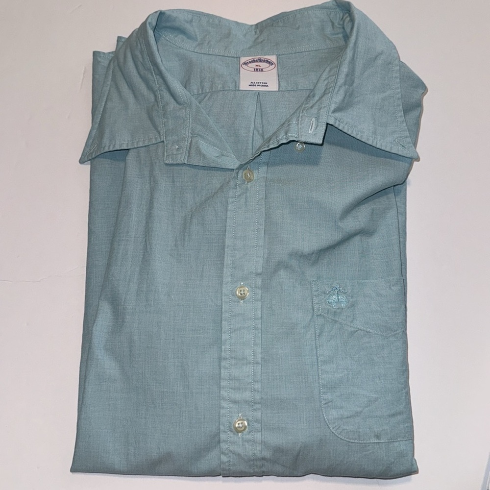 Brooks Brothers Button Down 100% Cotton Mens Shirt Size XL